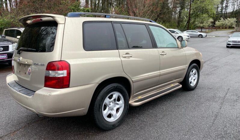 
								2005 Toyota Highlander 4DR V6 full									