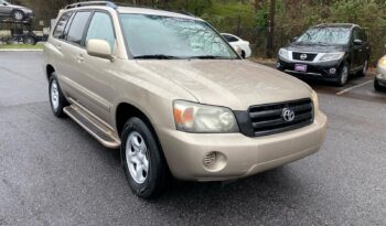 
										2005 Toyota Highlander 4DR V6 full									