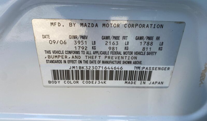 
								2007 Mazda Mazda3 full									