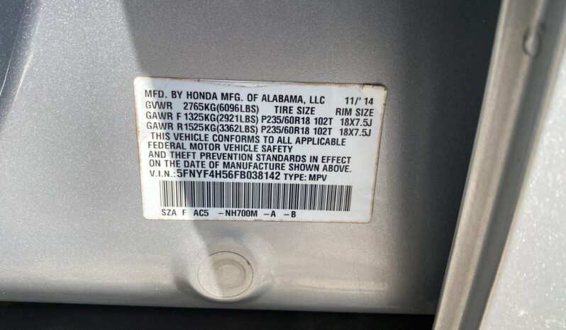 
								2015 Honda Pilot full									