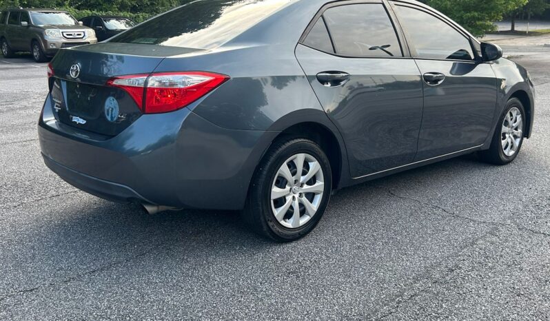 
								2016 Toyota Corolla full									