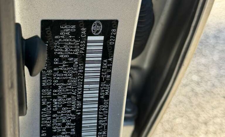 
								2016 Toyota Camry full									