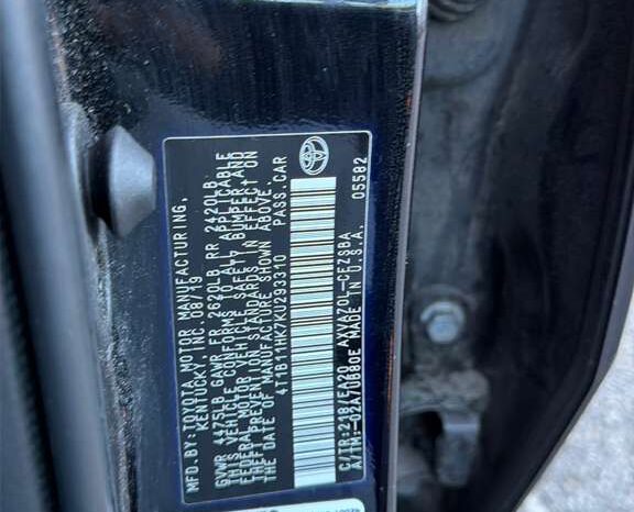 
								2019 Toyota Camry full									