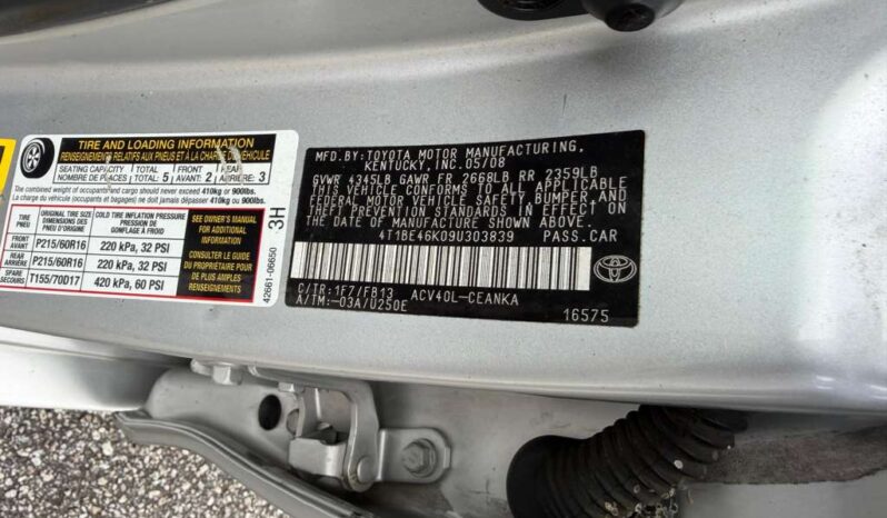 
								2009 Toyota Camry full									