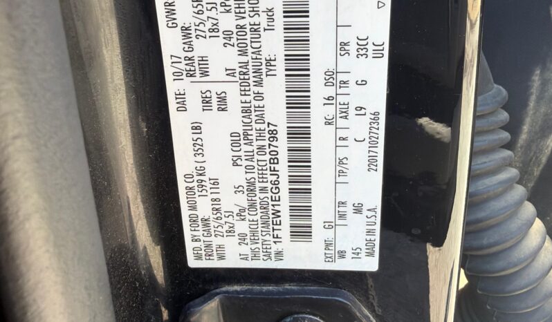 
								2018 FORD F150 full									